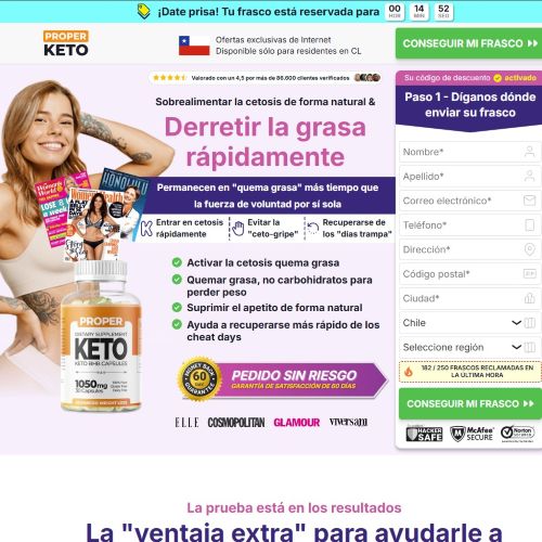 Proper Keto Cápsulas Producto