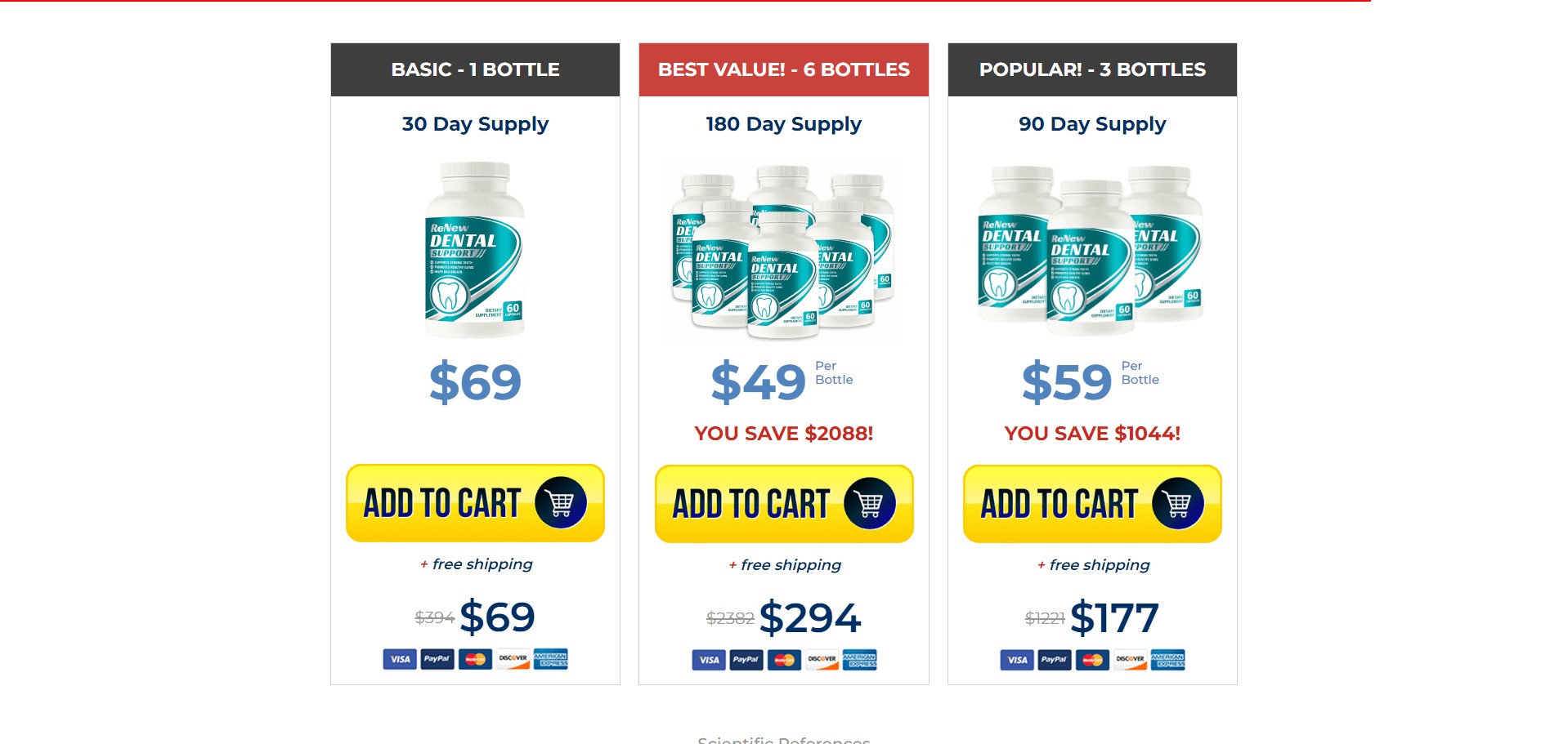 Renew Dental Support - VSL - Including Checkout Event Tracking - (Health) - [US, FR, CA, DE, UK, AU + 187 more] Producto