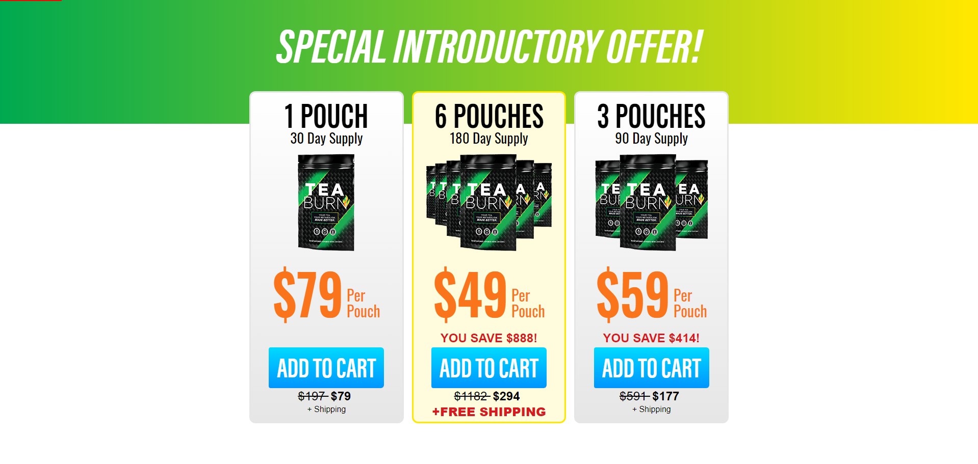Tea Burn - VSL - Including Checkout Event Tracking - (Nutra / Diet) - [US, FR, CA, DE, UK, AU + 184 more] Producto