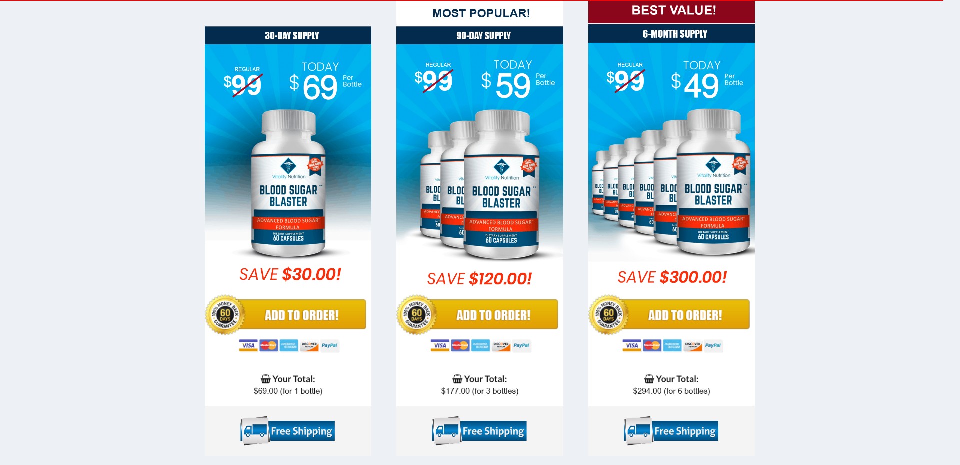Vitality Nutrition Blood Sugar Blaster Producto